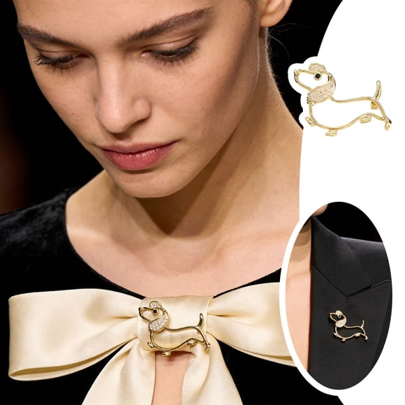 Broche Épinglette à Revers en Strass Étincelants avec Animaux, Bijoux Exquis pour Femmes et Amoureux