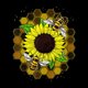 thumbnail image 4 of Hot6sl Ofertas y Liquidaciones Pegatina Pared Abeja y Girasol, Autoadhesiva Pvc, Se Puede Quitar, 4 of 6