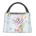 thumbnail image 1 of Balery Vintage Rose Bolsa de Aislamiento Portátil – Bolsa de Almuerzo con Forro de Aluminio Mejorado, Funda Impermeable y Fácil de Limpiar para Picnic y Caja de Almuerzo, 1 of 6