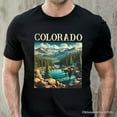 thumbnail image 2 of Vintage Colorado State Wilderness T-Shirt, Alpine Lake Tee and Rocky Mountains Keepsake Souvenir, 2 of 8