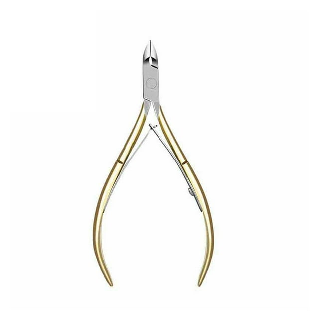 Nail Cuticle Nipper Mani Scissors Stainless Steel Pusher Dead Tweezer Skin Trimmer Scissor