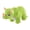 Green triceratops, variant on Giaone Chew Dinosaurs Shape Dog Toy Featuring Squeaker Sound for Teeth Playtimes Enjoyment
