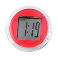 thumbnail image 5 of LeeQinersw Motorcycle Handlebar Mount Clock Compact Universal Auto Electronic Timepiece Red, 5 of 9