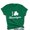 Green-G, variant on WREESH Womens Fashion 2025 Spring St. Patrick's Day Shirt Print Tops Short Sleeve Out Blouse Funny Round Neck T-Shirt Tops Holiday Shirts Workout Tops Green