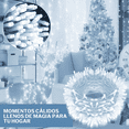 thumbnail image 4 of Serie de Luces LED Blanca 200 Focos 10 Metros Cable Transparente, Iluminacion Decorativa Lineal, Bajo Consumo y Perfecta para Arboles de Navidad, Hogares y Fiestas, 4 of 6