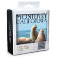 thumbnail image 2 of Monterey, California, Sea Lions (Absorbent Ceramic Coasters Set of 4 Matching Images, Cork Back, Kitchen Table Decor), 2 of 3