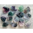 thumbnail image 2 of Raw Rainbow Fluorite, Natural Rainbow Fluorite Stone, Natural Rough Rainbow Fluorite, Rainbow Fluorite Healing Crystal (Rainbow Fluorite, 1 Pound), 2 of 9