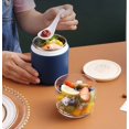 thumbnail image 3 of Yogurt Parfait Cups with Lids, Breakfast On the Go Plastic Bowls with Topping Cereal Oatmeal or Fruit Container, Snack Cup for Lunch Box, Portable & Reusable, 3 of 5
