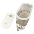 thumbnail image 1 of Rice Dispenser, Clear Button Operation Rice Dispenser  Dry Food Storage Container With Measuring Cup Fo Rice  Black Rice Barley Mung Beans, 1 of 8