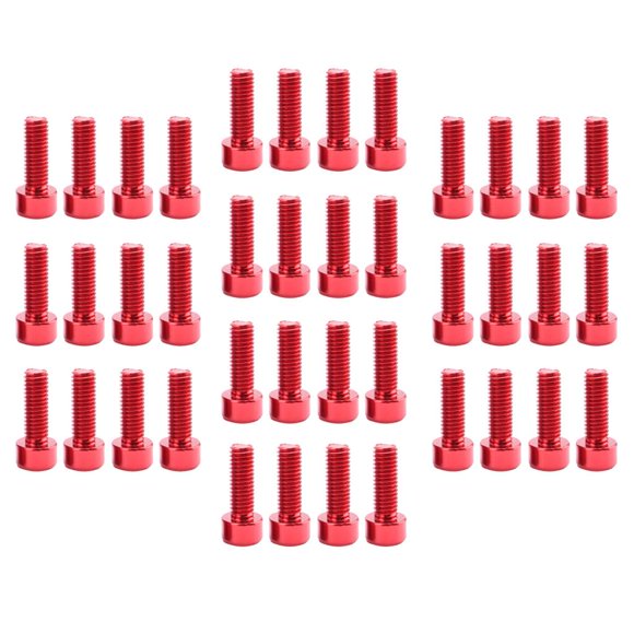 Soporte de jaula de botella de agua Cola 40 piezas Tornillos Hexagonales