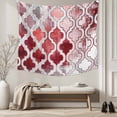 thumbnail image 5 of Red Morocco Tapestry for Bedroom Wall Hanging Tapestry, Rustic Country Smear Street Mottled Art Ceiling Backdrop Tapestries Poster Blanket Wall Decor for Teens Room Living Room Dorm 55" x 73", 5 of 8