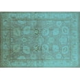 thumbnail image 1 of Ahgly Company Indoor Rectangle Oriental Light Blue Traditional Area Rugs, 2' x 3', 1 of 4