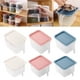 thumbnail image 1 of onlyliua Liquidación Tarro de Almacenamiento de Cebada Multigrano Tarro de Almacenamiento de Frutos Secos y Dulces Tarro de Almacenamiento Transparente con Asa, 1 of 2