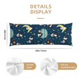 thumbnail image 2 of Naloa Space Sleeping Panda Super Soft 20x60 Body Pillow Case,Long Side Hidden Zipper（PILLOWS ARE NOT INCLUDED）, 2 of 6