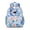 Sky-blue-43, variant on Ethereal Goth Students Backpack with Astral Moon and Sunburst Star Print, Dark Celestial Art Pattern, Durable and Spacious for and Travel