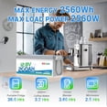 thumbnail image 6 of Redodo 12V 200Ah Lithium ion Battery PLUS with 12V 40A charger, Max 2560W Power Output 200A BMS Protection, Up to 15000 Deep Cycles Lifepo4 Battery, for RVs, Solar Systems, Off Grid, Marine, 6 of 7