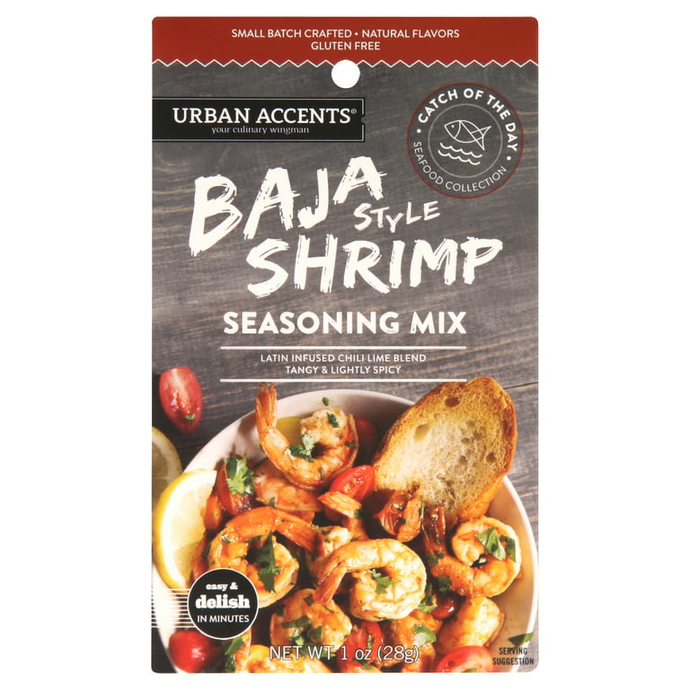 Urban Accents Seasoning Mix, Baja Style Shrimp - 1 oz