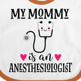 thumbnail image 4 of Inktastic Anesthesiologist Mom Baby Girls Baby Bib, 4 of 4