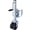 Silver + Iron, variant on Trailer Jack 2500 Lbs Capacity, Fixed Mount Drop Leg Jack with 28.6 in Lift, Square Steel Tube Side Wind Crank, Bolt-On for Marine & Utility Trailers, Silver