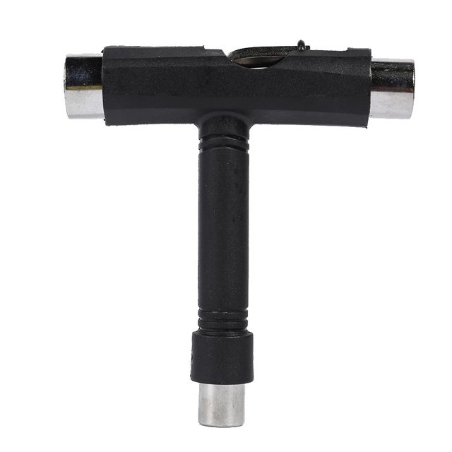 Bicicleta Herramienta de monopatín tipo T Llave de vaso de trinquete Kick Scooter Herramienta de mano Negro Tmvgtek Accesorios para bicicletas