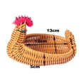thumbnail image 2 of Rattan Storage Basket, Animal Shape Wicker Bin for Home Organizer, Woven Basket for Vegetable Storage, Decorative Animal Basket for Kitchen, Lightweight Imitation Rattan Basket, 2 of 4