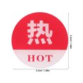 thumbnail image 2 of Raindrops 10Pairs Assorted Color Hot and Cold Water Signs Acrylic Safety Stickers for Public and Hotel Use, 2 of 6