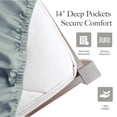 thumbnail image 5 of Modern Threads Solid Ultra Soft Ocean Blue Microfiber Sheet Set, Twin, 5 of 7