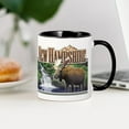thumbnail image 3 of CafePress - New Hampshire Moose Mug - 11 oz Ceramic Mug - Novelty Coffee Tea Cup, 3 of 4