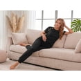 thumbnail image 3 of MOYIKO 2 Piece Sets for Women Summer Outfits Fashion Lounge Sets Crew Neck Tops Long Pants Tracksuit Vacation Travel Outfits, 3 of 7