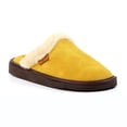 thumbnail image 1 of Lazy Dogz Womens Otto Faux Fur Trim Suede Slippers, 1 of 8