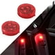 thumbnail image 4 of Riwesomey 1 par de luces de advertencia inalámbricas universales para puerta de coche, luz LED intermitente roja para puerta abierta, parpadeo de Bombillas para automóviles Riwesomey VI006225-00, 4 of 6