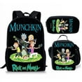 thumbnail image 4 of Rick And Morty Backpack Three-piece, Schoolbag For Primary And Secondary School Students, 4 of 4