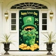 thumbnail image 5 of BOBOMOTI St Patricks Day Door Cover Decorations Happy St Patricks Day Door Cover Green Irish Holiday Party Supplies, 5 of 6