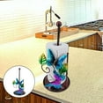 thumbnail image 2 of Free Standing Bathroom Toilet Paper Holder Stand Butterfly Decorative, Lavatory Kitchen Tissue Paper Roll Holder Modern for , Tissue Paper, 2 of 7