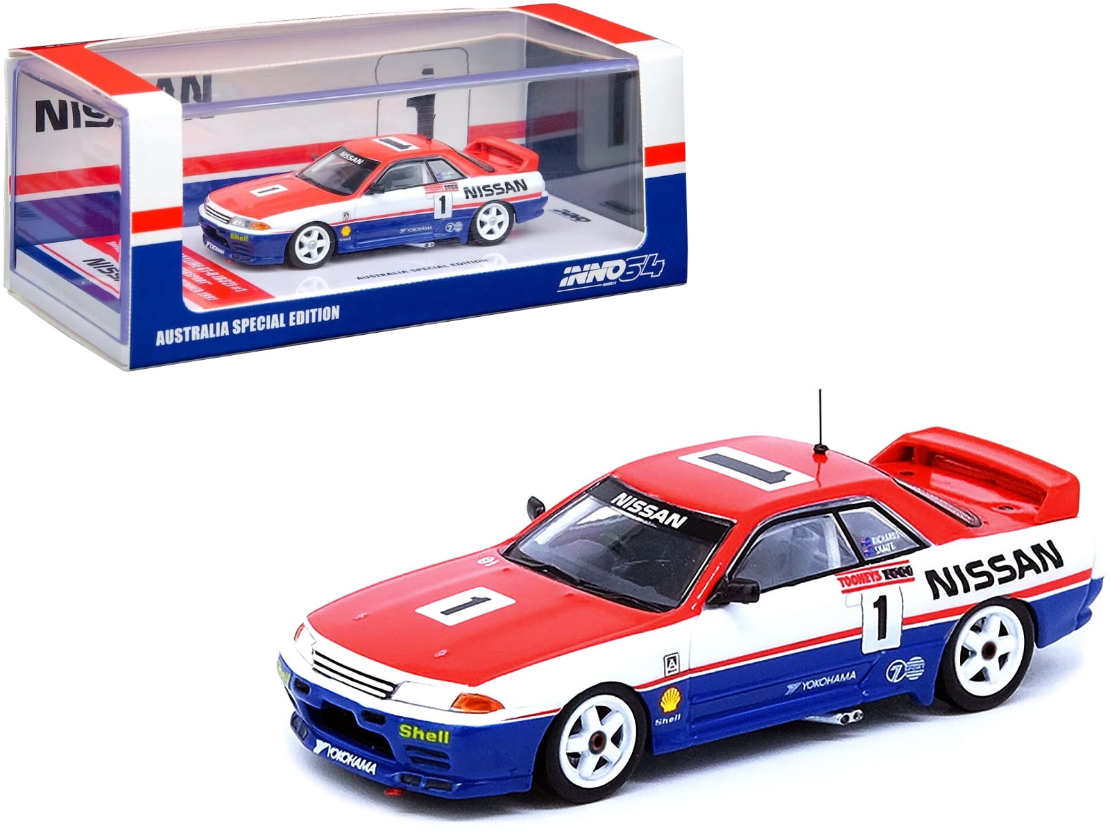 Nissan Skyline Gt R R32 Rhd 1 Winner Bathurst Tooheys 1000 1991 Australia Special Ed 1 64 Diecast Model Car By Inno Models Walmart Com Nissan Skyline Gt R R32 Rhd 1 Winner Bathurst Tooheys 1000 1991 Australia Special Ed 1 64 Diecast Model Car By Inno Models Walmart Com