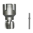 thumbnail image 1 of Integrated Pipe Thread Cutting Tool, Internal & External Pipe Threader Kit, 1/2-3/4 Inch Electric Drill Compatible PVC Plumbing Repair Tool with Hexagonal Shank, 1 of 8