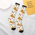 thumbnail image 5 of Salouo Pizza Slices Print Women's Men's Ankle Socks 1-pack Casual Athletic Socks for Unisex Adult Moisture-Wicking Socks for Daily Wear/Running/Sport, 5 of 8