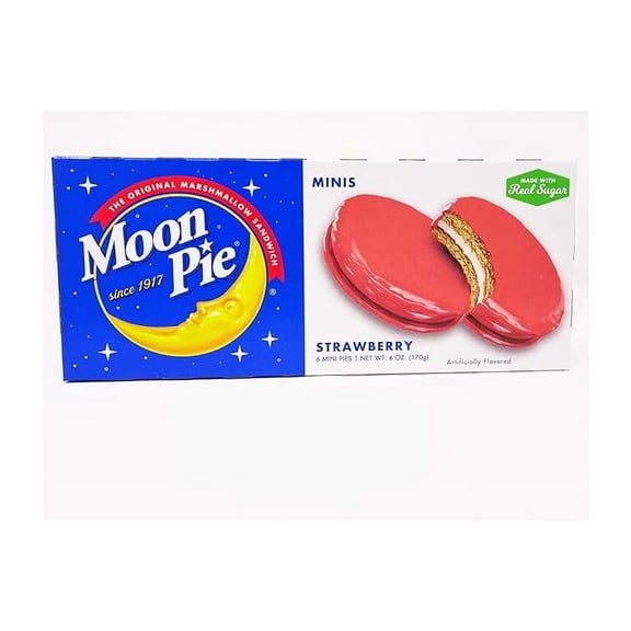 Moon Pie Minis - Strawberry (110 Calories) 6 Ct.