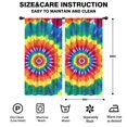 thumbnail image 2 of Blackout Kids Curtains,Colorful Rainbow Tie Dye Spiral Pattern Childrens Insulated Curtains Set Of 2,Bedroom Essentials,Toddler Room Decor 42"x84", 2 of 5