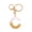 C, variant on name keychain,Cute keychain - Letter Keychain for Backpack Charms - Initial Keychains for Women-