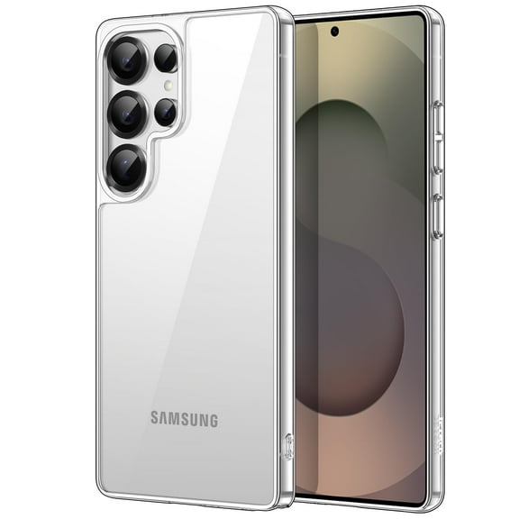 JETech Case for Samsung Galaxy S25 Ultra 5G, Non-Yellowing Shockproof Bumper Protective Phone Cover, Anti-Scratch Hard PC Back (Clear)