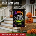 thumbnail image 3 of CSZPPQAF Halloween Garden Flags 12x18 Double Sided-Witch,165 GSM Polyester Fall Yard Decoration Flags, Fade Resistant, 3 of 6