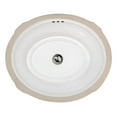 thumbnail image 3 of American Standard 0484.000 Estate 19-1/8" Undermount Fireclay Bathroom Sink - Off White, 3 of 4