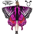 thumbnail image 1 of Shengyu Polyester Butterfly Wing Costume Set Stand Out At Costume Parties With Soft And Skin-friendly type+4 【168X135cm】, 1 of 6
