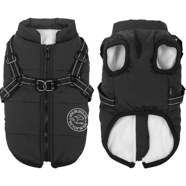 Chaqueta para perro, chaleco de invierno, chaquetas, abrigo para perro, jersey para perro, disfraz de esquí para mascotas, chaleco acolchado de algodón sin mangas con correa para el pecho