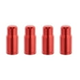 thumbnail image 1 of 4 paquetes de tapa del vástago de la válvula del neumático, cubierta Universal del vástago de la válvula, con , resistencia a la corrosión Presta rojo DYNWAVEMX Tapa de válvula Presta, 1 of 7