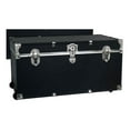 thumbnail image 2 of Traveler Trunk 31.5 x 16.5 x 17 inches - Black Storage Trunk, 2 of 2