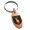 Rose, variant on Stainless Steel Stag Purity Coat of Arms Shield Engraved Small Oval Charm Keychain Keyring