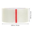 thumbnail image 2 of OULII Ruban d'Emballage 1 Rouleau pour Boîtes de Déménagement PVC Extensible Résistant, 2 of 8