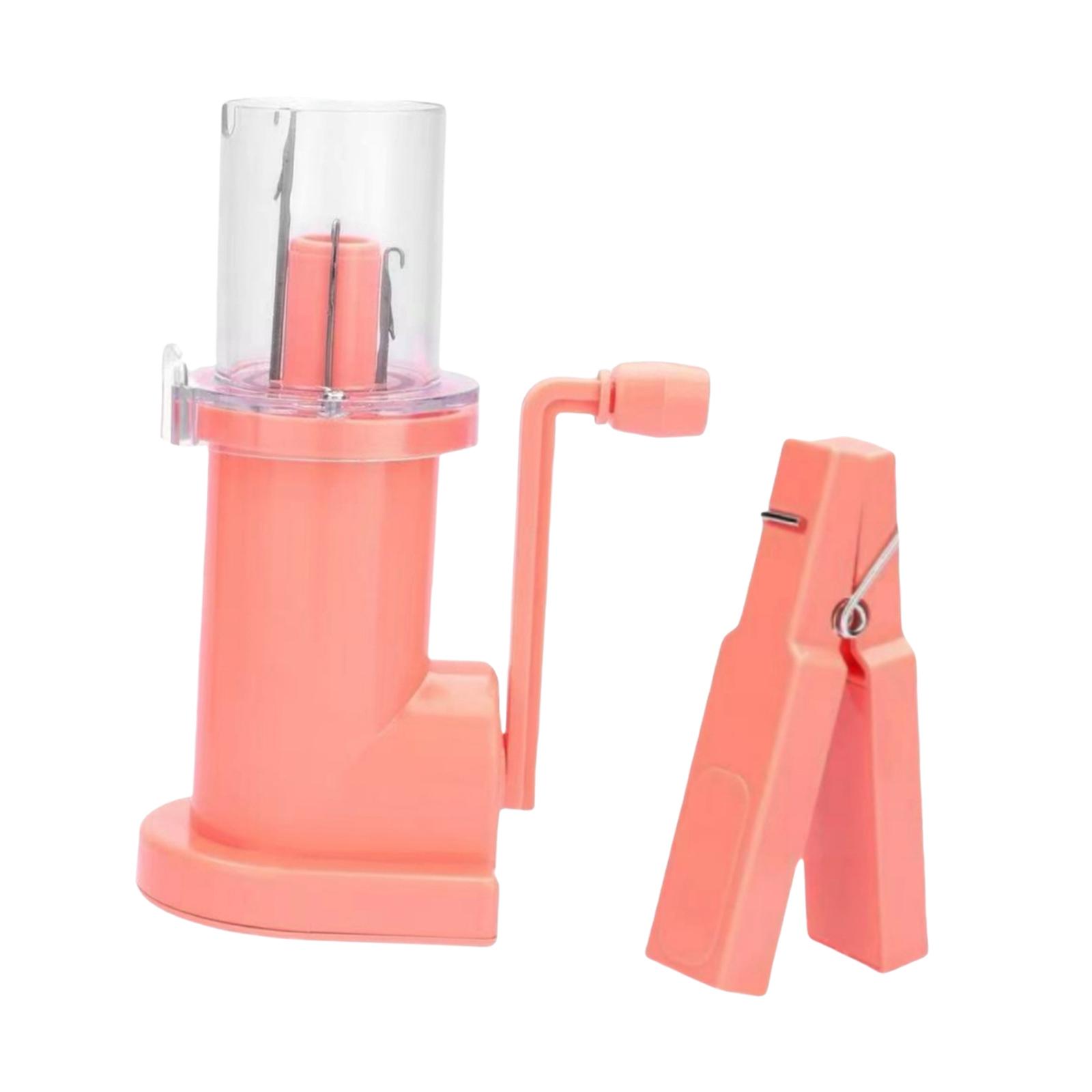 Knitting Machine Manual Handle Spool Knitter Hand Operated Sewing Tool Portable ABS for Scarf Sweater Bracelet